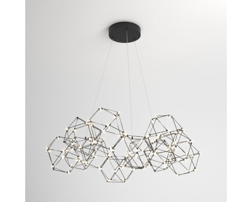 Купить Подвесная люстра Eurosvet 90169/12 черный жемчуг| VIVID-LIGHT.RU
