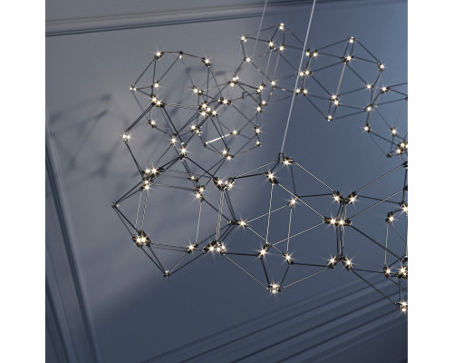 Купить Подвесная люстра Eurosvet 90169/12 черный жемчуг| VIVID-LIGHT.RU