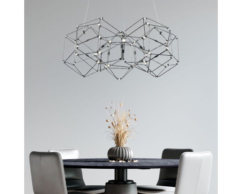 Сделать заказ Подвесная люстра Eurosvet 90169/5 черный жемчуг| VIVID-LIGHT.RU