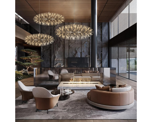 Купить Подвесная люстра LOFT IT 1898/500 Chrome| VIVID-LIGHT.RU