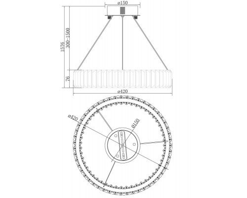 Оформить заказ Подвесная люстра Freya FR5257PL-L17CH| VIVID-LIGHT.RU