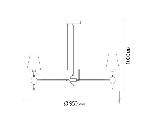 Заказать Подвесная люстра Escada 2106/10S| VIVID-LIGHT.RU