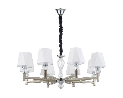 Купить Подвесная люстра Escada 672/8S Nickel| VIVID-LIGHT.RU