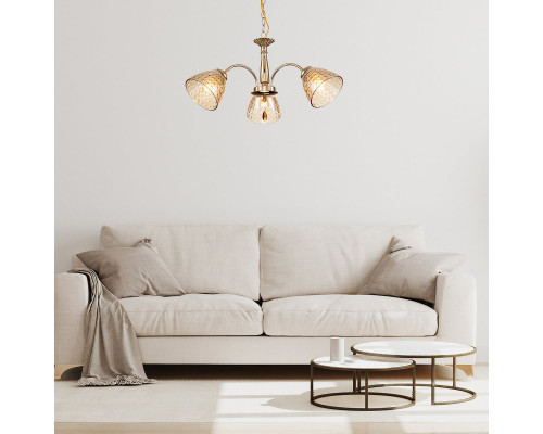 Купить Подвесная люстра Escada 658/3PL Gold| VIVID-LIGHT.RU