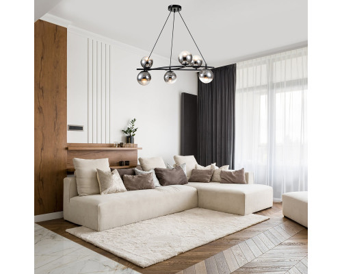 Купить Подвесная люстра Escada 1119/6S Black| VIVID-LIGHT.RU