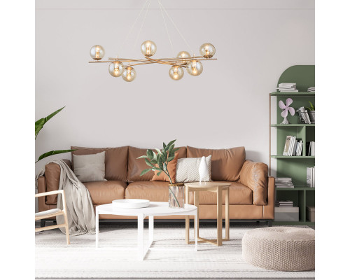 Купить Подвесная люстра Escada 1119/8S Gold| VIVID-LIGHT.RU