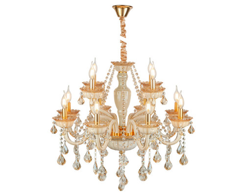 Заказать Подвесная люстра AM Group KAMILA SP8+4 WH| VIVID-LIGHT.RU