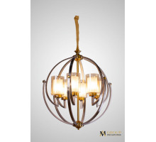 Подвесная люстра AM Group AM372 SP6 GAB+SN