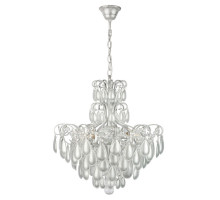 Подвесная люстра AM Group MONICA SP4 SILVER