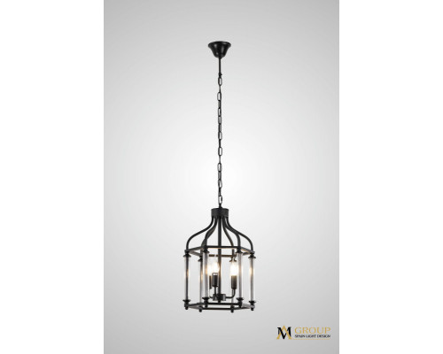 Заказать Подвесная люстра AM Group AM277-3BK| VIVID-LIGHT.RU