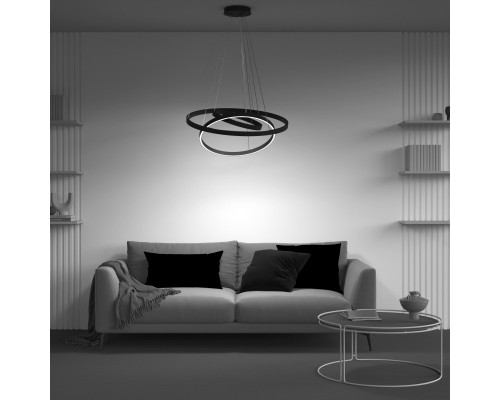 Купить Подвесная люстра Maytoni MOD058PL-L100BK| VIVID-LIGHT.RU