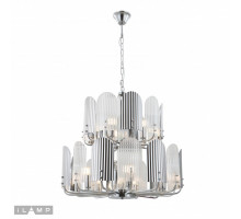 Подвесная люстра iLamp 15571-12 CR+MULT