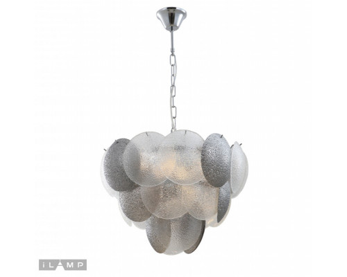 Оформить заказ Подвесная люстра iLamp 15617-9 CR+MULT| VIVID-LIGHT.RU