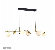 Подвесная люстра iLamp 2134-6L BR+MBK