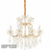 Заказать Подвесная люстра iLamp 6071-8 GD+CL| VIVID-LIGHT.RU