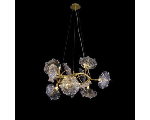 Заказать Подвесная люстра iLamp 9070-D600 GD| VIVID-LIGHT.RU