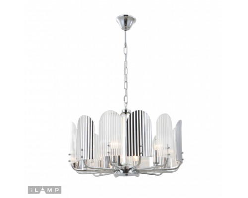 Заказать Подвесная люстра iLamp 15571-6 CR+MULT| VIVID-LIGHT.RU