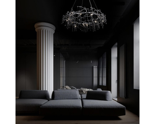 Купить Подвесная люстра LOFT IT 10068/1000 BK| VIVID-LIGHT.RU