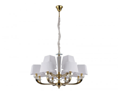 Купить Подвесная люстра Newport 11408+4/C gold| VIVID-LIGHT.RU