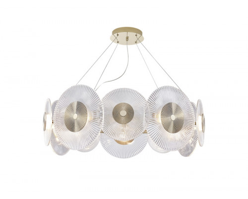 Купить Подвесная люстра Newport 4548+2/S gold| VIVID-LIGHT.RU