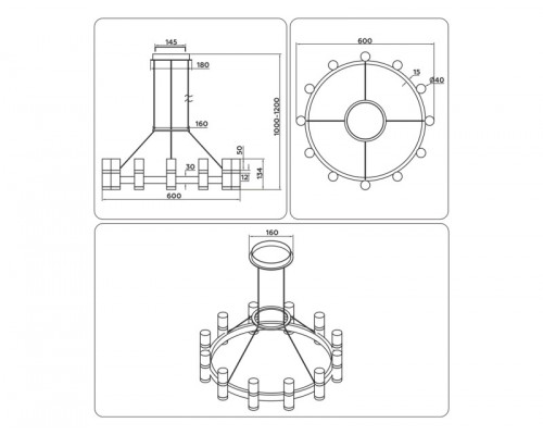 Купить Подвесная люстра Ambrella Light FL6206| VIVID-LIGHT.RU