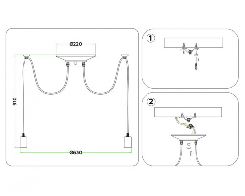Заказать Подвесная люстра Ambrella Light TR8178| VIVID-LIGHT.RU