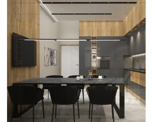 Сделать заказ Линейный светильник Crystal Lux LARGO SP33W L1770 BLACK| VIVID-LIGHT.RU