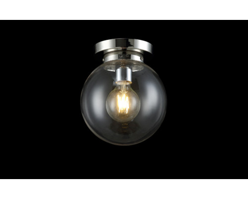 Оформить заказ Накладной светильник Crystal Lux MARIO PL1 D200 NICKEL/TRANSPARENTE| VIVID-LIGHT.RU