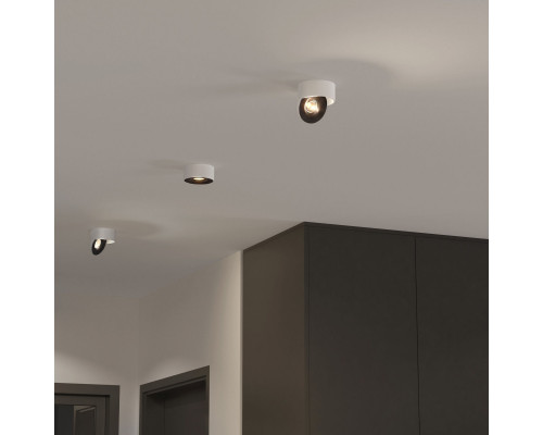 Оформить заказ Накладной светильник Elektrostandard Glide 8W белый/черный (25100/LED)| VIVID-LIGHT.RU