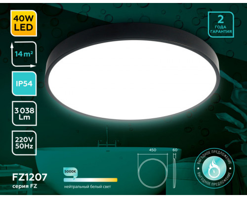 Оформить заказ Накладной светильник Ambrella Light FZ1207| VIVID-LIGHT.RU