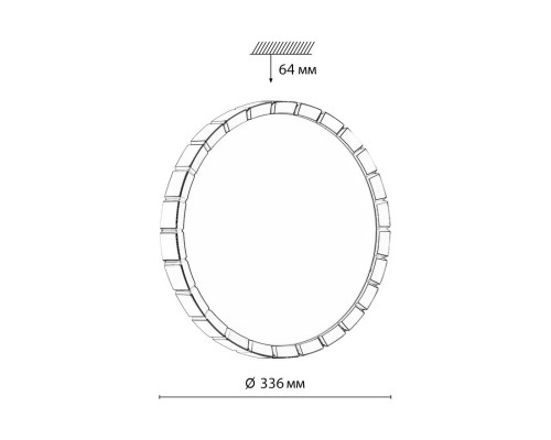 Купить Накладной светильник Sonex 7648/CL| VIVID-LIGHT.RU