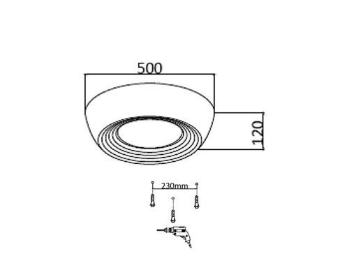 Заказать Накладной светильник Sonex 7716/54L| VIVID-LIGHT.RU