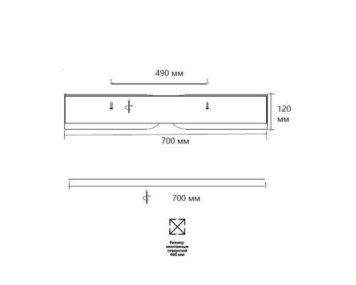 Заказать Накладной светильник Sonex 7721/120L| VIVID-LIGHT.RU
