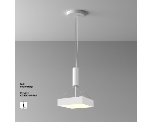 Сделать заказ Накладной светильник Maytoni Technical C032CL-36W3K-SQ-W| VIVID-LIGHT.RU