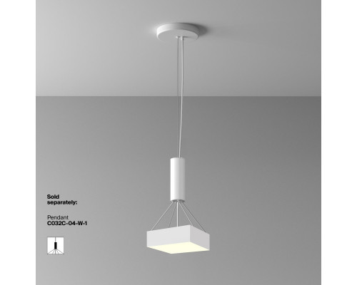 Сделать заказ Накладной светильник Maytoni Technical C032CL-24W3K-SQ-W| VIVID-LIGHT.RU