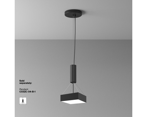 Заказать Накладной светильник Maytoni Technical C032CL-24W4K-SQ-B| VIVID-LIGHT.RU