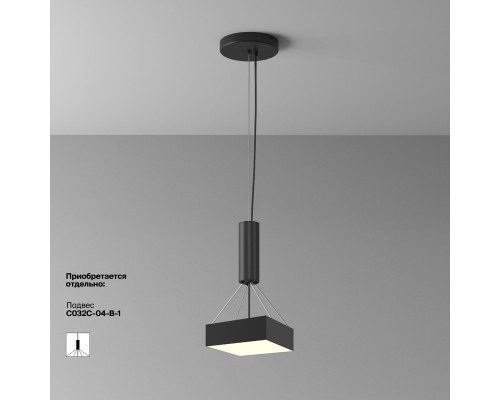 Заказать Накладной светильник Maytoni Technical C032CL-24W3K-SQ-B| VIVID-LIGHT.RU