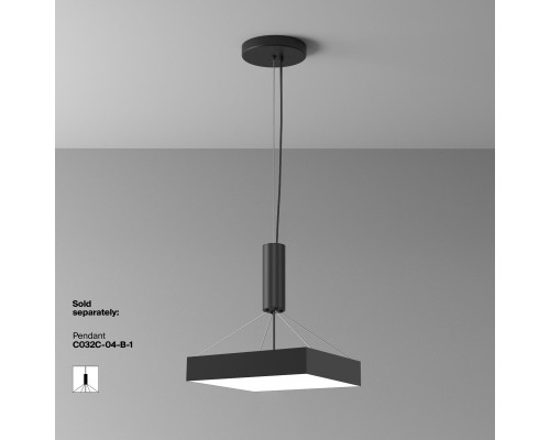 Купить Накладной светильник Maytoni Technical C032CL-45W4K-SQ-B| VIVID-LIGHT.RU