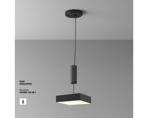 Заказать Накладной светильник Maytoni Technical C032CL-36W3K-SQ-B| VIVID-LIGHT.RU