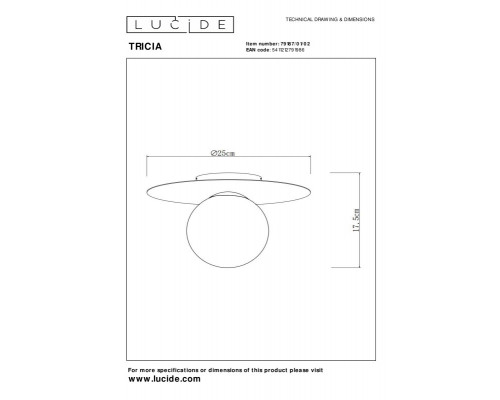Заказать Накладной светильник LUCIDE 79187/01/02| VIVID-LIGHT.RU
