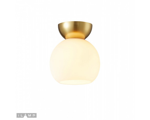 Оформить заказ Накладной светильник iLamp C6079-1 GD+WH| VIVID-LIGHT.RU