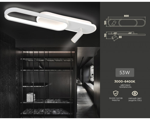 Купить Накладной светильник Ambrella Light FL5108| VIVID-LIGHT.RU