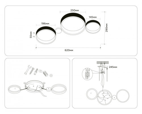 Оформить заказ Накладной светильник Ambrella Light FL4814| VIVID-LIGHT.RU