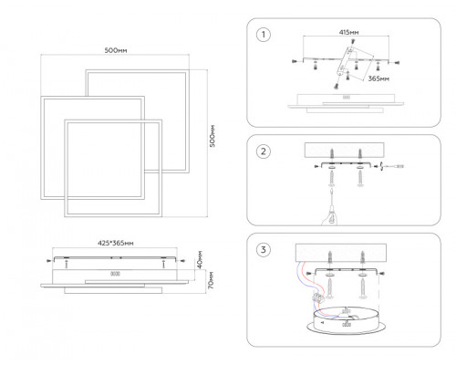 Купить Накладной светильник Ambrella Light FA7723| VIVID-LIGHT.RU