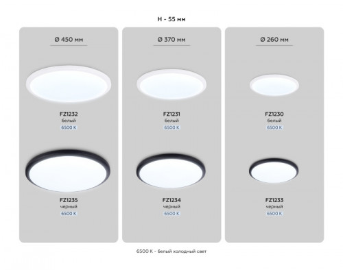 Сделать заказ Накладной светильник Ambrella Light FZ1232| VIVID-LIGHT.RU