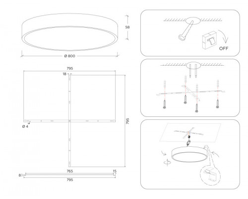 Сделать заказ Накладной светильник Ambrella Light FV5542| VIVID-LIGHT.RU