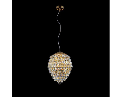 Сделать заказ Подвесной светильник Crystal Lux CHARME SP2+2 LED GOLD/TRANSPARENT| VIVID-LIGHT.RU