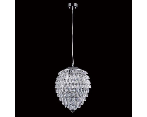 Купить Подвесной светильник Crystal Lux CHARME SP3+3 LED CHROME/TRANSPARENT| VIVID-LIGHT.RU
