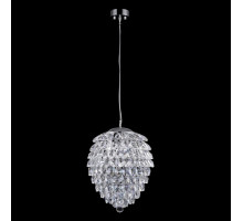 Подвесной светильник Crystal Lux CHARME SP3+3 LED CHROME/TRANSPARENT