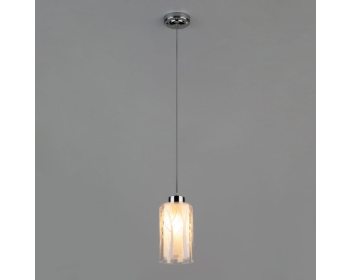 Заказать Подвесной светильник Eurosvet 50001/1 хром| VIVID-LIGHT.RU